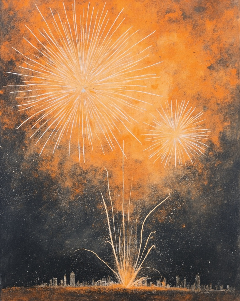New year e-card design