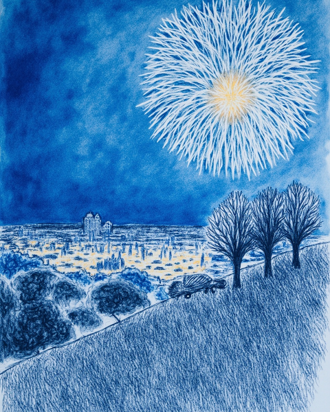 New year e-card design