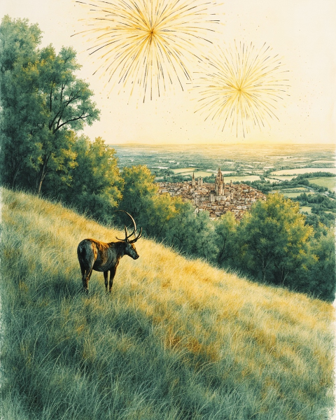 New year e-card design