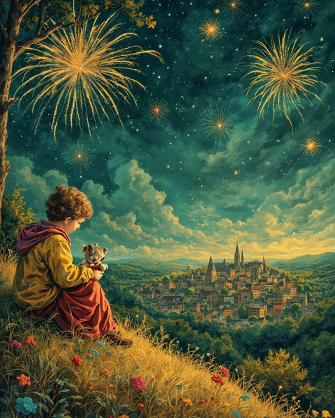 New year e-card design