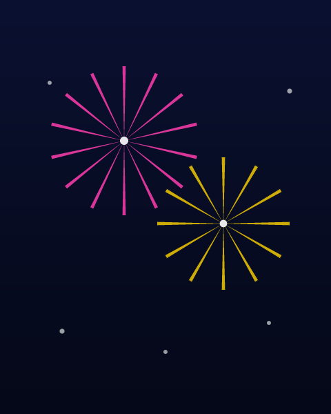 New year e-card design by @DittyCityTeam