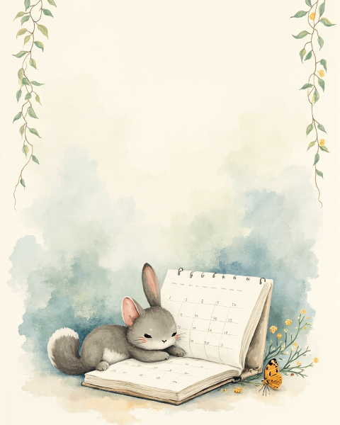 New year e-card design