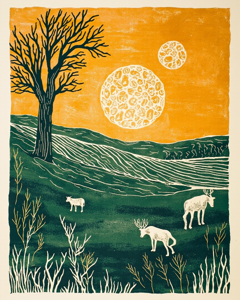 New year e-card design