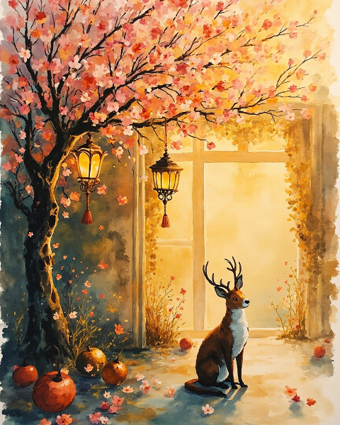 New year e-card design