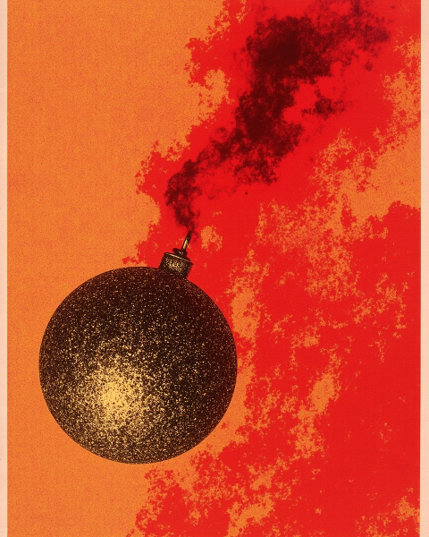 New year e-card design
