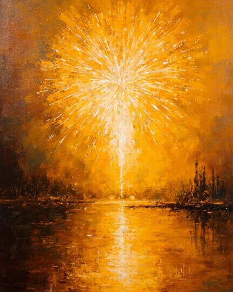 New year e-card design