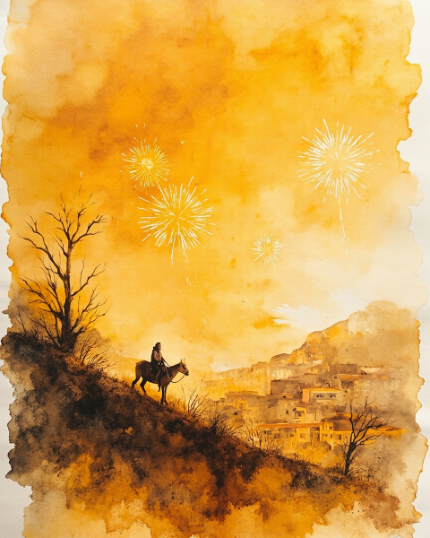 New year e-card design