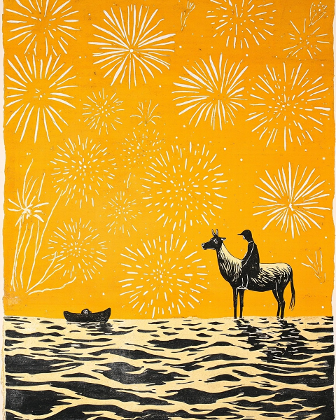New year e-card design