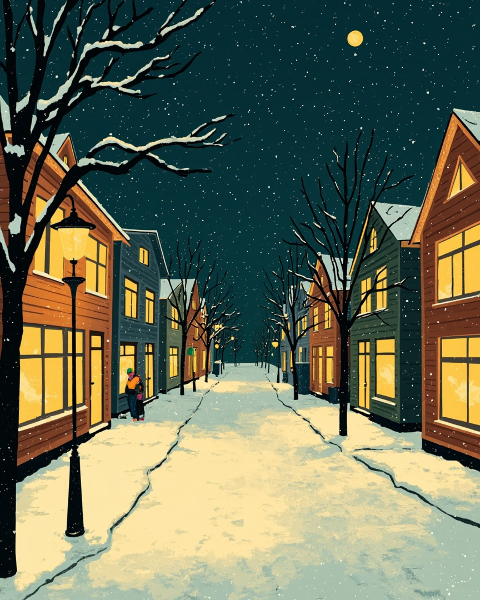 New year e-card design