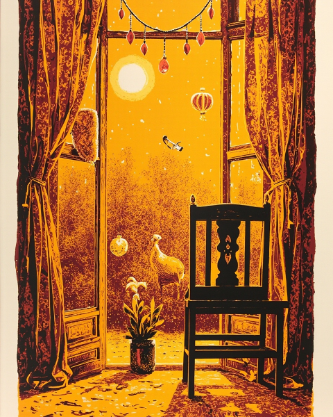 New year e-card design