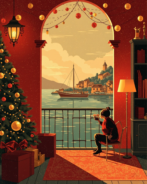 New year e-card design