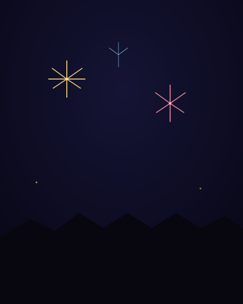 New year e-card design by @DittyCityTeam