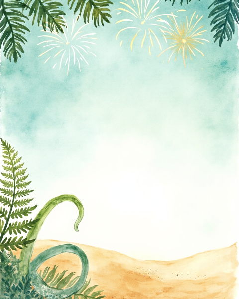 New year e-card design
