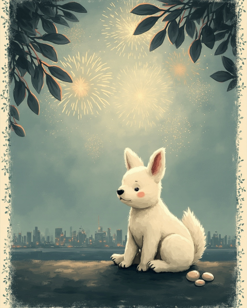 New year e-card design
