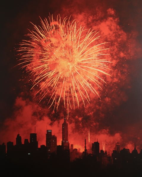 New year e-card design