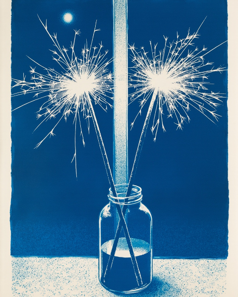 New year e-card design