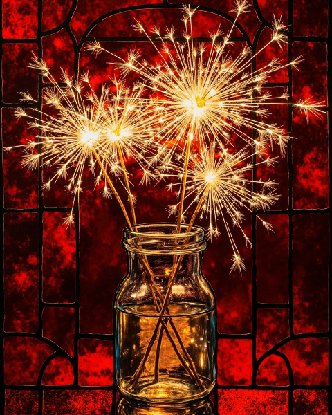New year e-card design