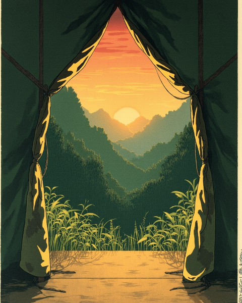 Retirement e-card design