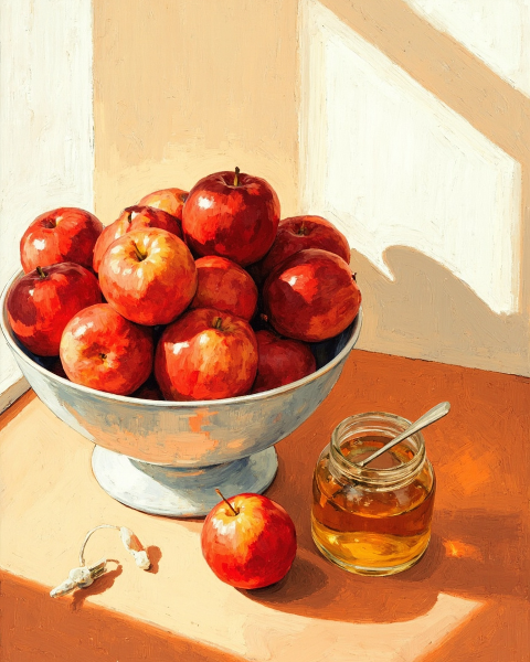 Rosh hashanah e-card design