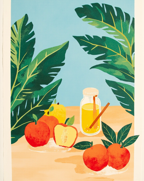 Rosh hashanah e-card design