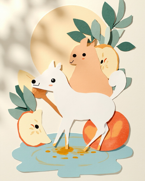 Rosh hashanah e-card design
