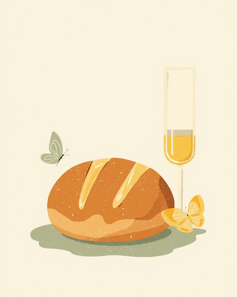Rosh hashanah e-card design