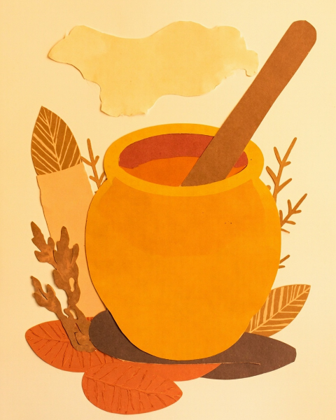 Rosh hashanah e-card design