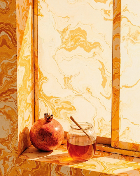 Rosh hashanah e-card design