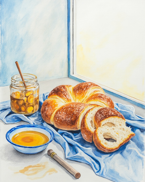 Rosh hashanah e-card design