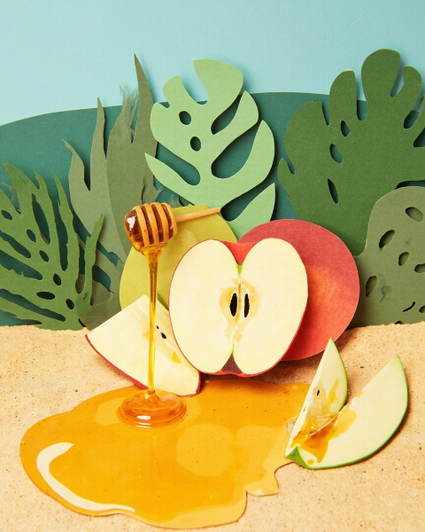 Rosh hashanah e-card design
