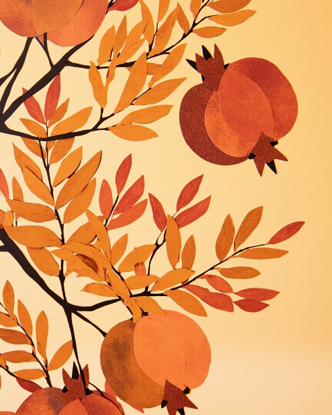 Rosh hashanah e-card design