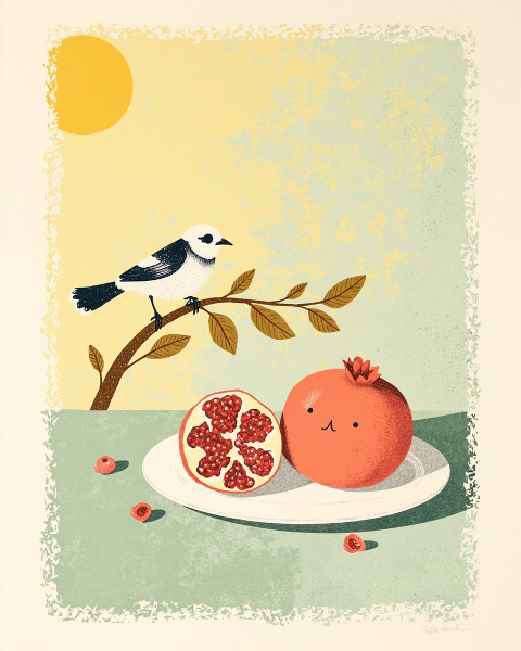 Rosh hashanah e-card design