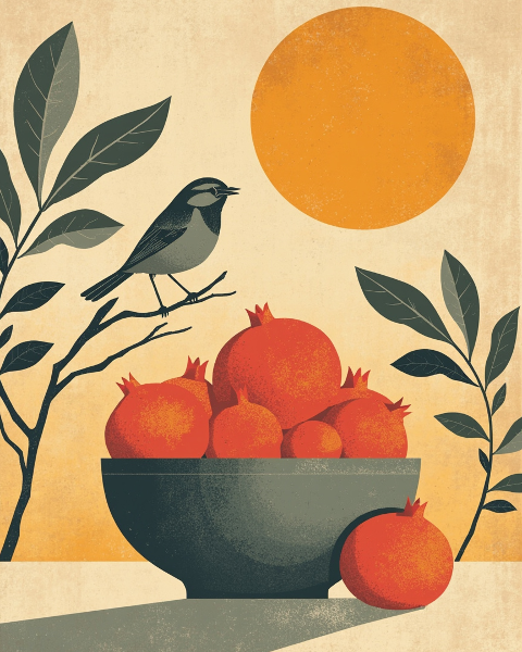 Rosh hashanah e-card design