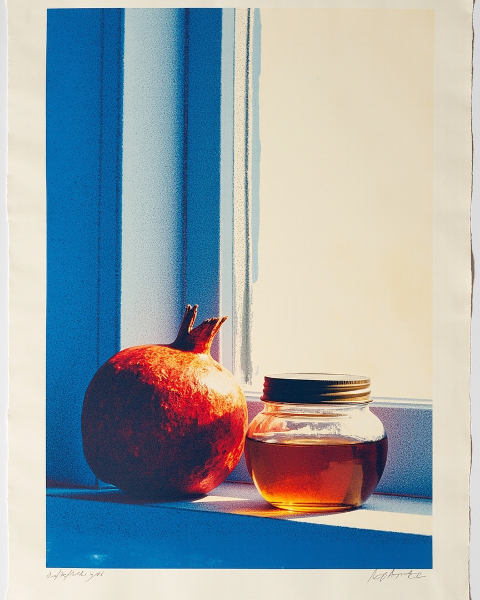 Rosh hashanah e-card design