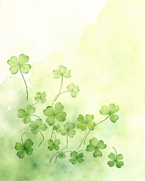 St patrick's day e-card design