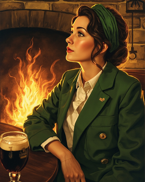 St patrick's day e-card design