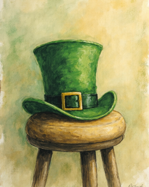 St patrick's day e-card design