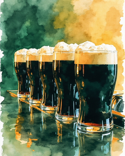 St patrick's day e-card design