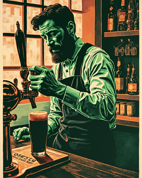 St patrick's day e-card design