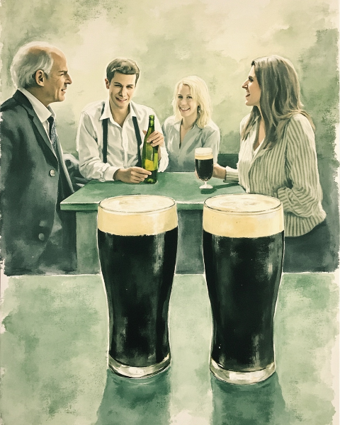 St patrick's day e-card design