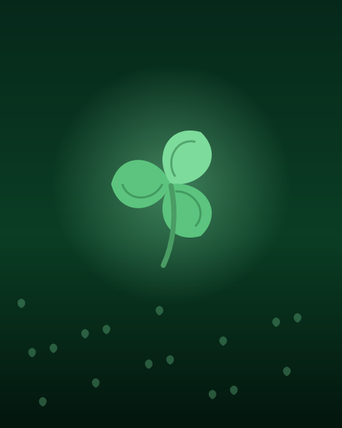 St patrick's day e-card design