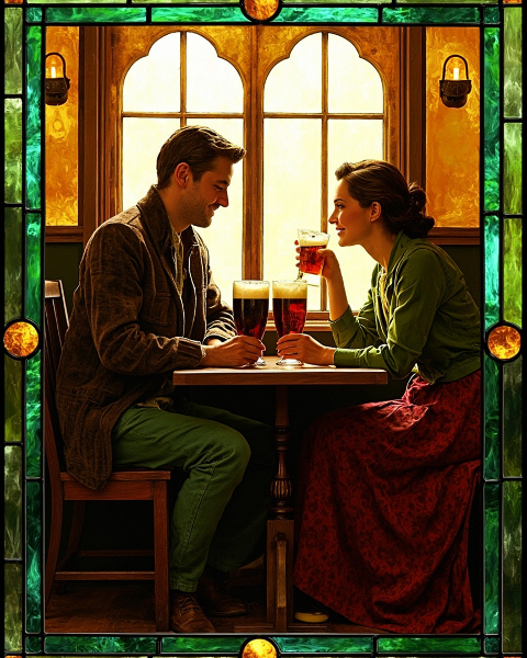 St patrick's day e-card design