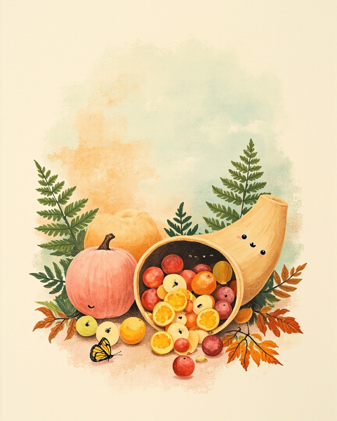 Thanksgiving e-card design