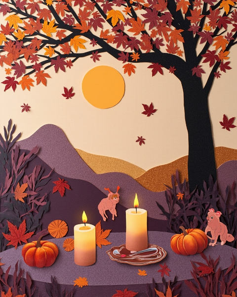 Thanksgiving e-card design