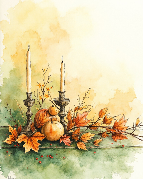 Thanksgiving e-card design