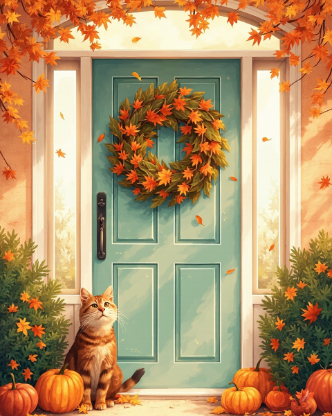 Thanksgiving e-card design
