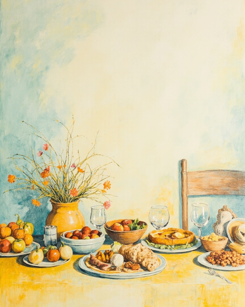Thanksgiving e-card design