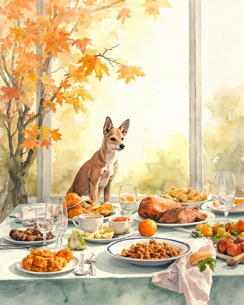 Thanksgiving e-card design