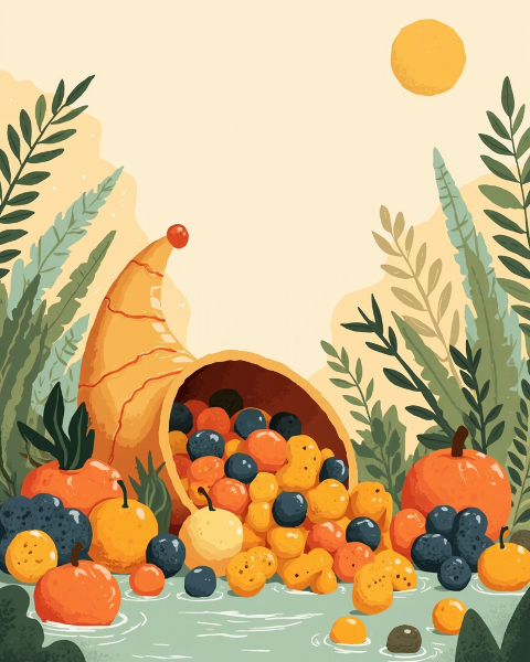 Thanksgiving e-card design