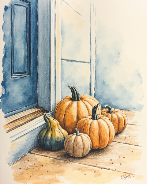 Thanksgiving e-card design